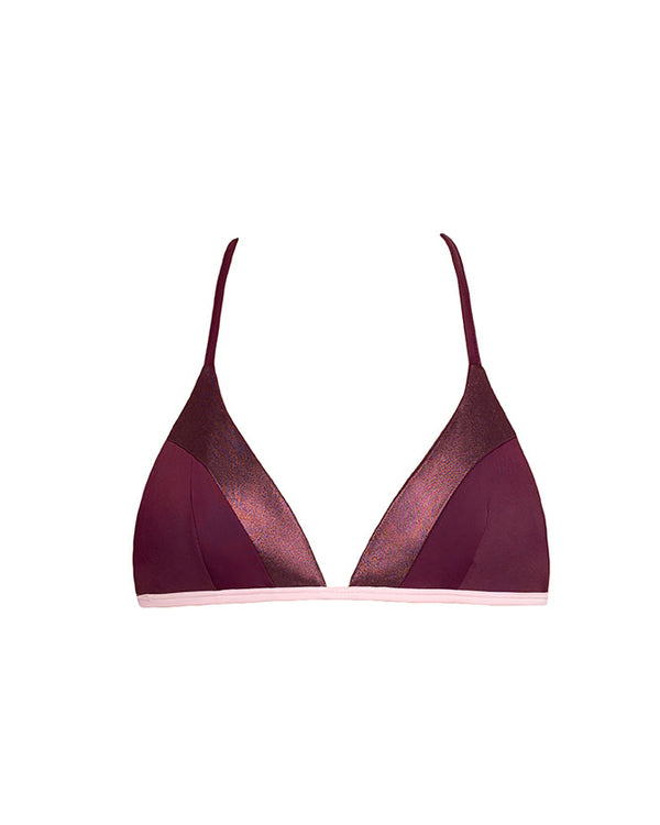 Fiji Bikini Top Aubergine