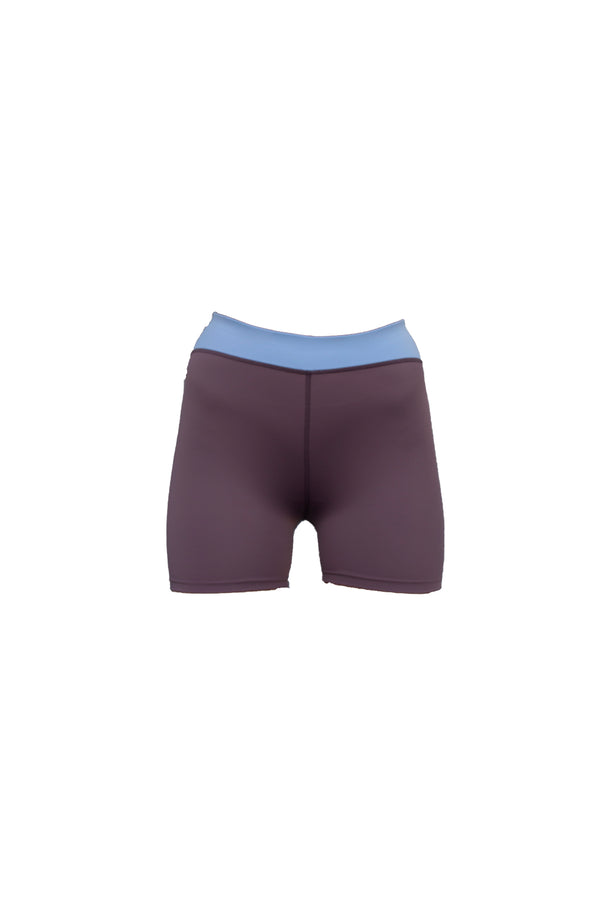 Oban - Shorts - Purple Gray/Hellblau