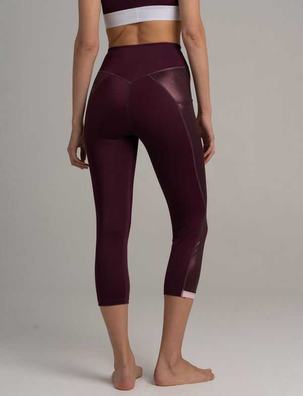 Honolulu 3/4 Leggings Aubergine