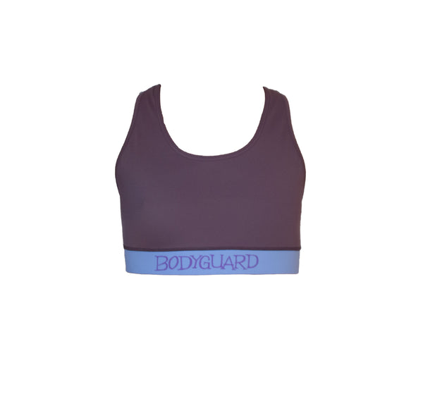 Sportsbra - Lagonisi - Purple Gray/Hellblau
