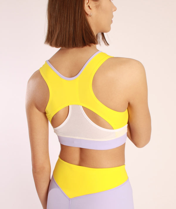 Sports Bra - Eyemouth - Yellow