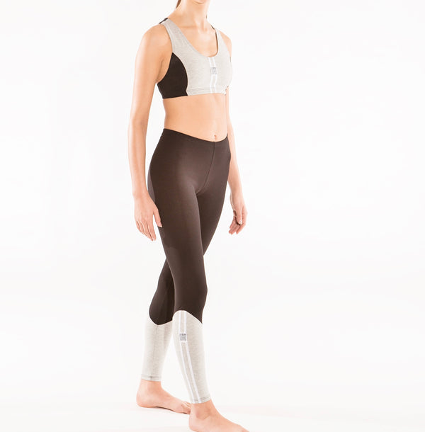 Midnight Upcycling-Legging - black/grey