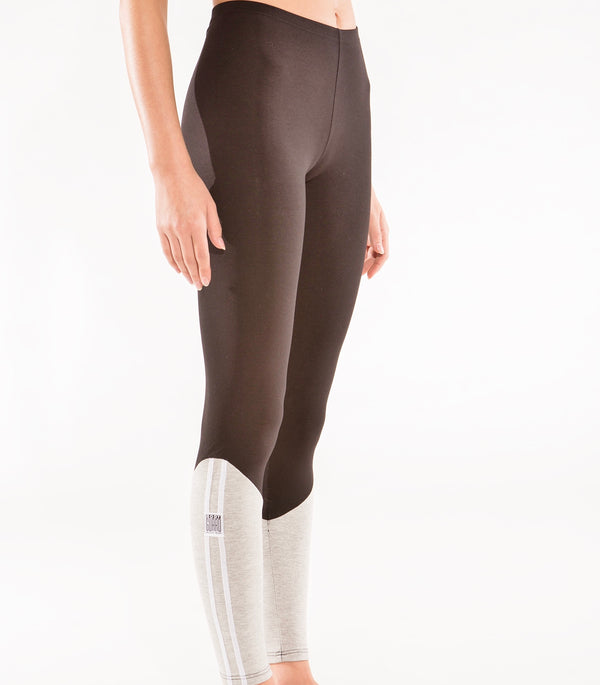 Midnight Upcycling-Legging - black/grey