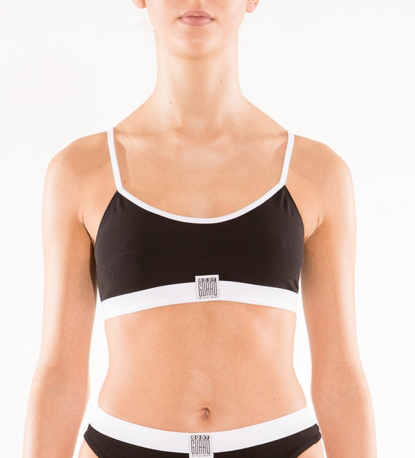 90s - Bustier -Top - black/white