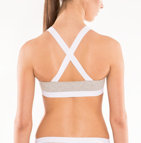 Greek Style - Bustier Top - grey