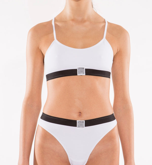 90s - Bustier -Top - white