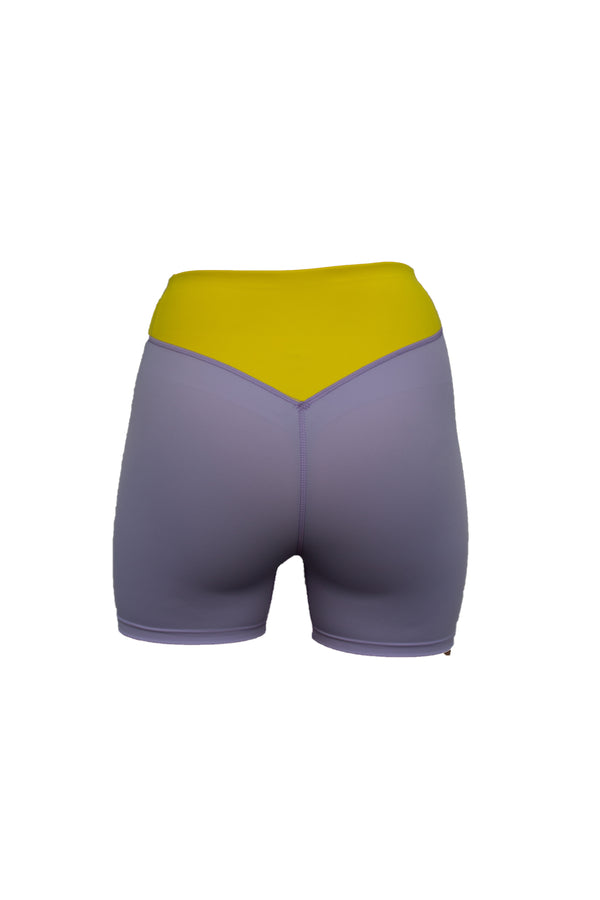 Oban - Shorts - Lavendel/Gelb