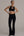 Flared Leggings + Sports Bra - Sport Set - Schwarz
