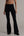 Flared Leggings + Sports Bra - Sport Set - Schwarz
