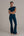 Flared Leggings - High Rise - dark green