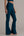 Flared Leggings - High Rise - dark green