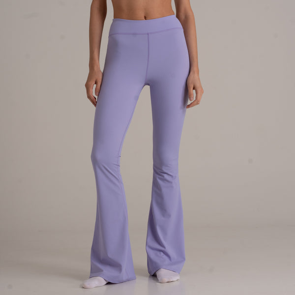 Flared Leggings - High Rise - lavendel