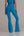 Flared Leggings - High Rise - turquoise
