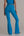 Flared Leggings - High Rise - turquoise
