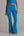 Flared Leggings - High Rise - turquoise