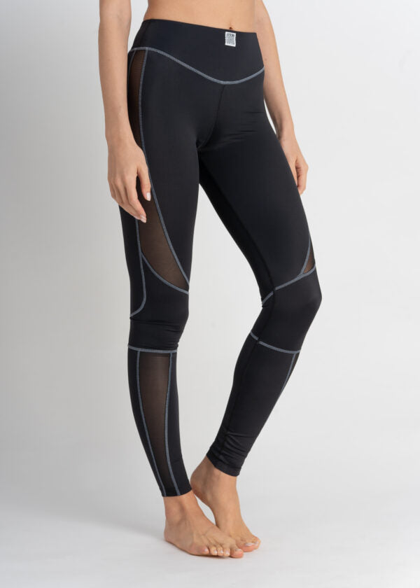 Tight - Audrey - Leggings mit Innentasche - Schwarz/Grau