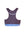 Sportsbra - Lagonisi - Purple Gray/Hellblau