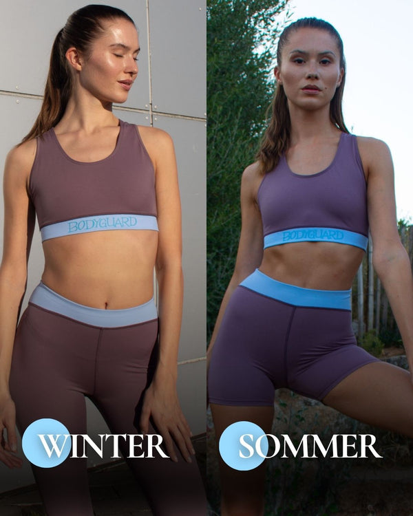 All Season Sport Set - Purple-Gray/Hellblau