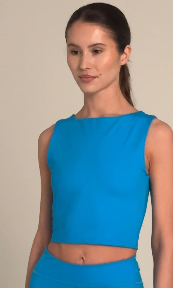 Cropped Top - Turquoise