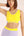 Sports Bra - Eyemouth - Yellow