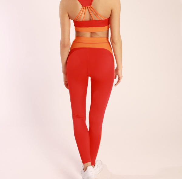 Tights - Volcano - Red