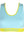 Sports Bra - Eyemouth - Pale Blue