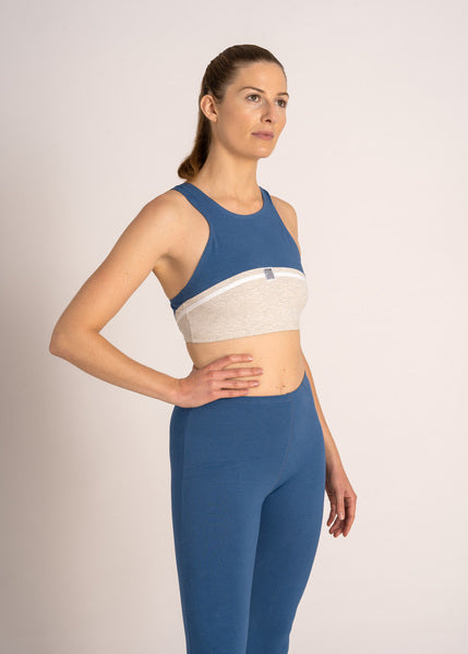 Blue Moon Upcycled Crop Top